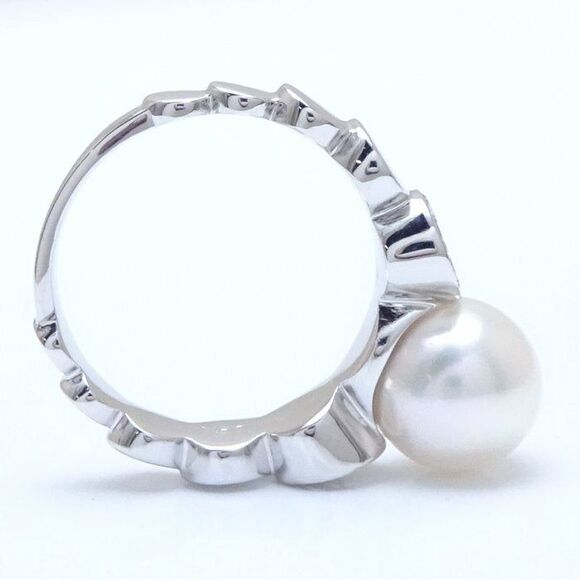 Piaget Pearl Diamond Ring K18WG White Gold - Picture 4 of 6